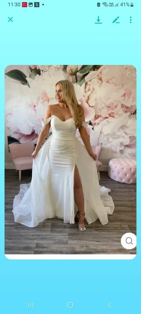 Stella york wedding dress size 18 only 7 months ol - Image 1