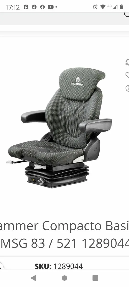 Grammer MSG 83 Seat - Image 2