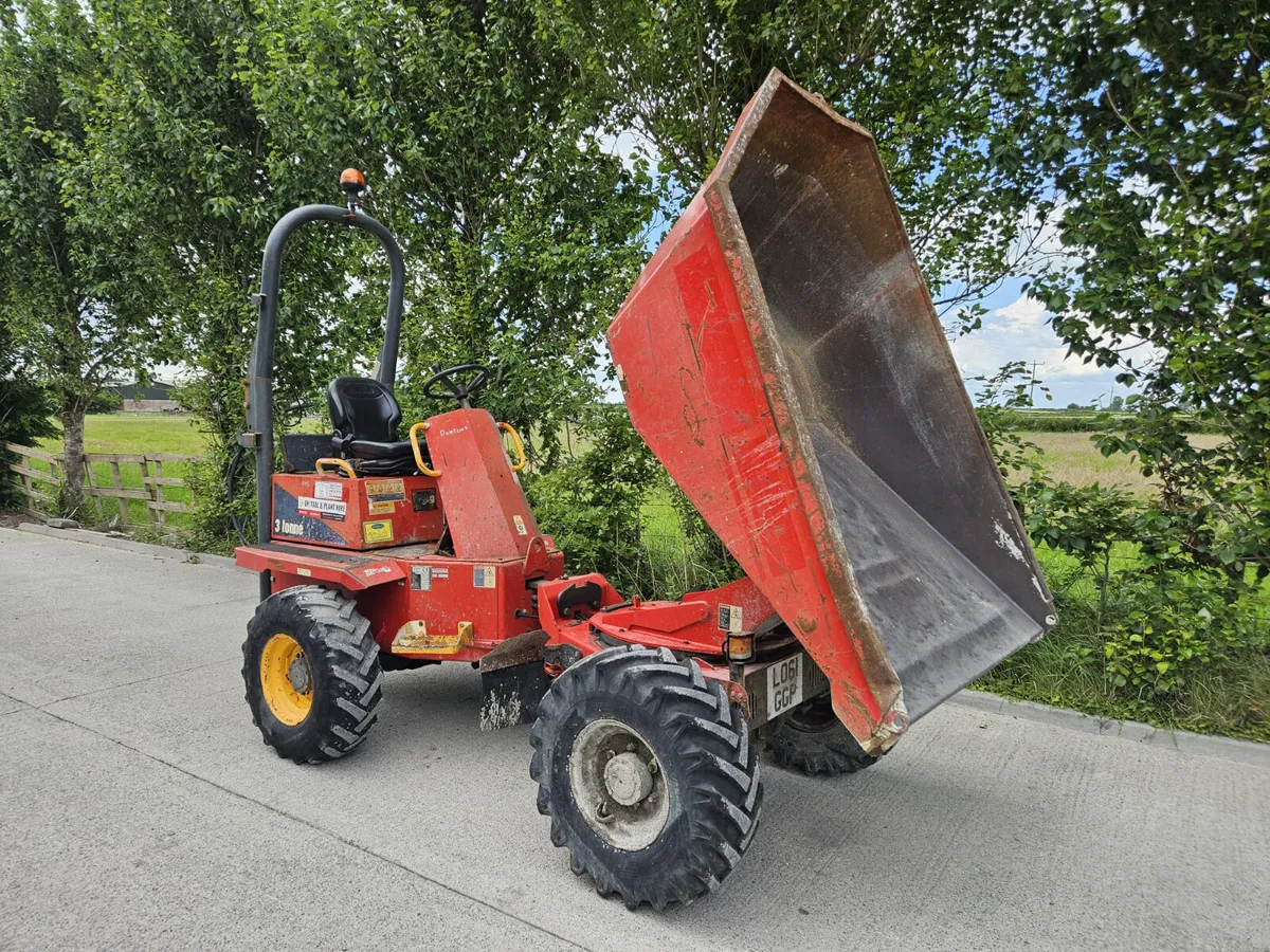 Thwaites 3 Ton Swivel Dumper - Image 1