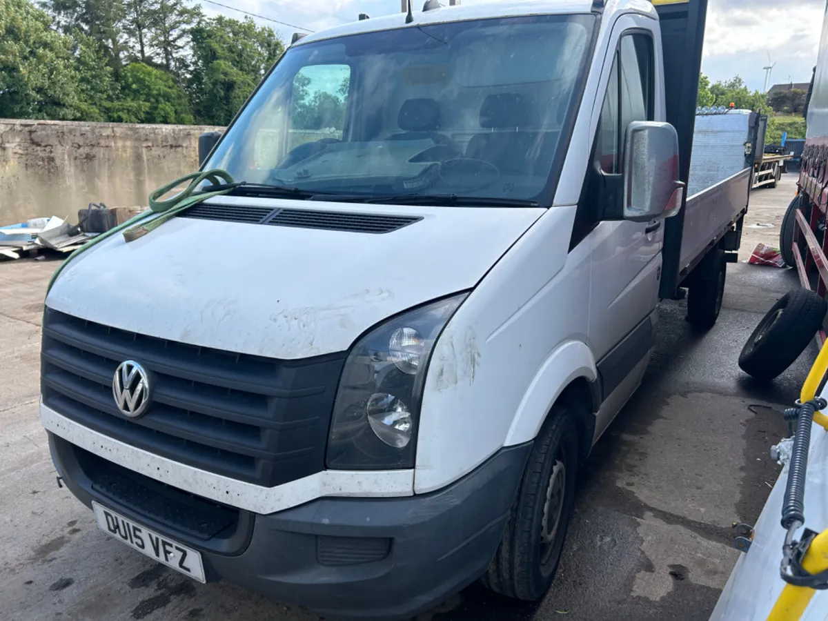 2015 vw crafter 14ft dropside pick up - Image 2