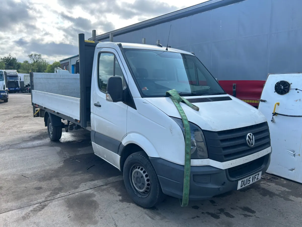 2015 vw crafter 14ft dropside pick up - Image 1