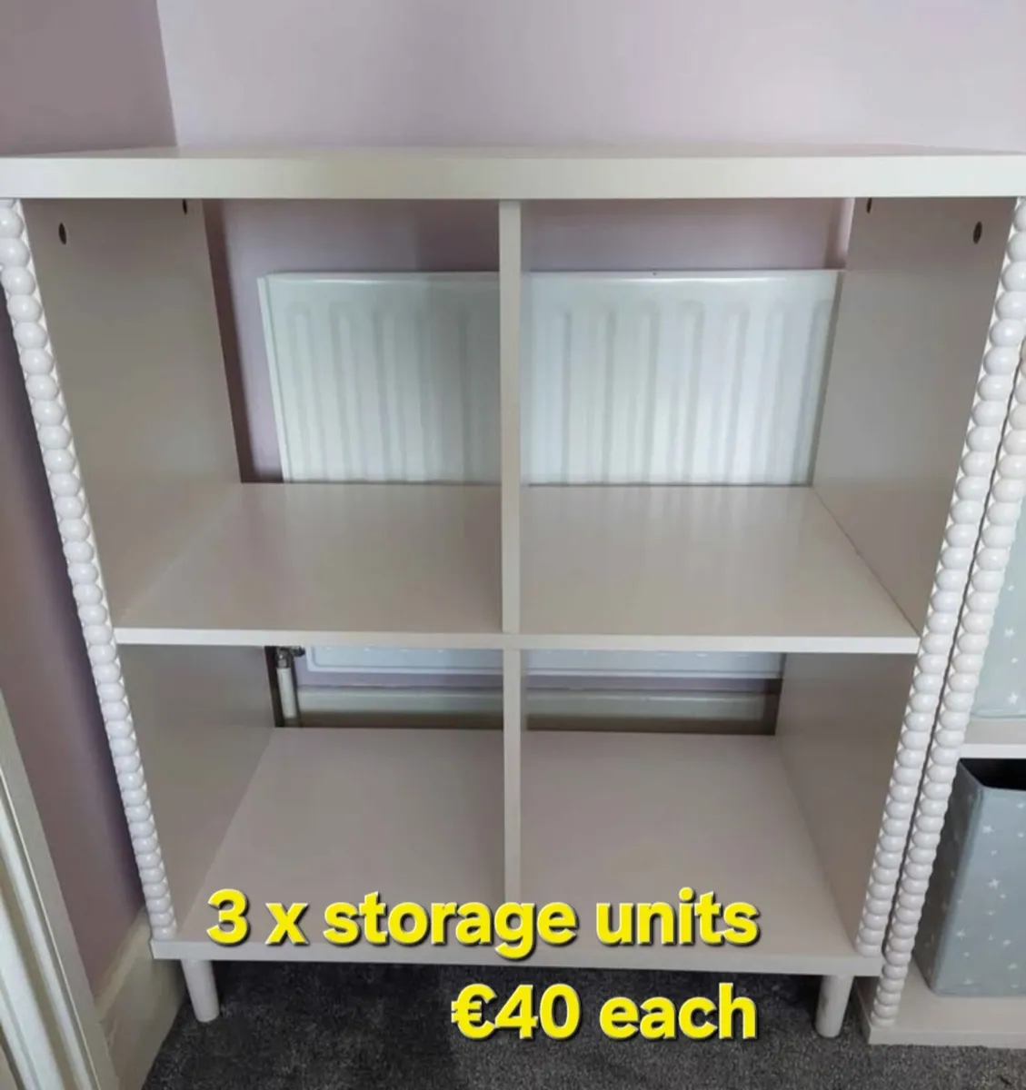 2 x New Cube Storage units - Image 1