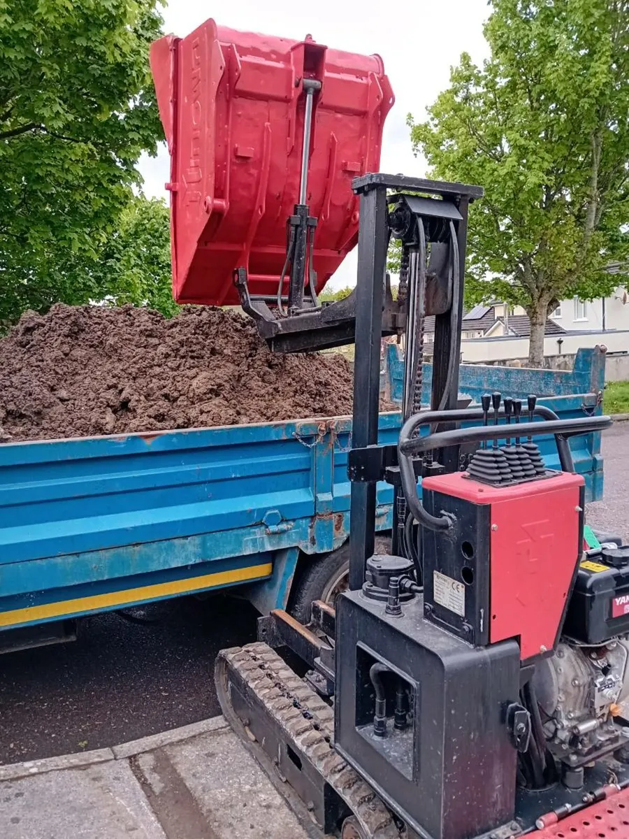 LOOK Hinowa 1/2 ton hi-tip tracked diesel dumper - Image 2