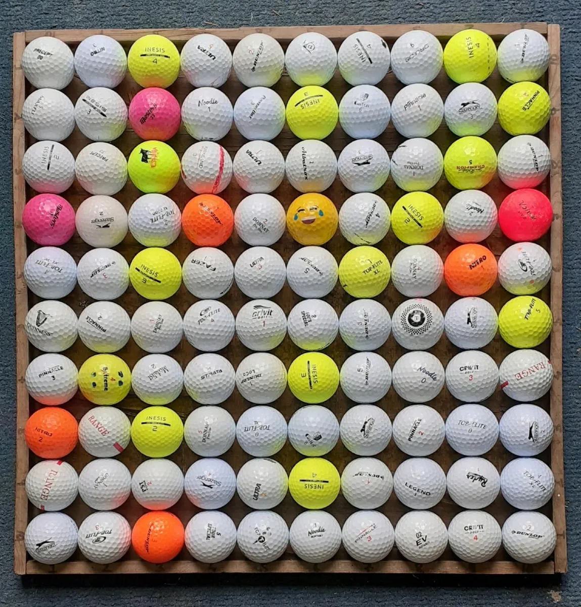 100 Grade A golf ball mix brands 40euro