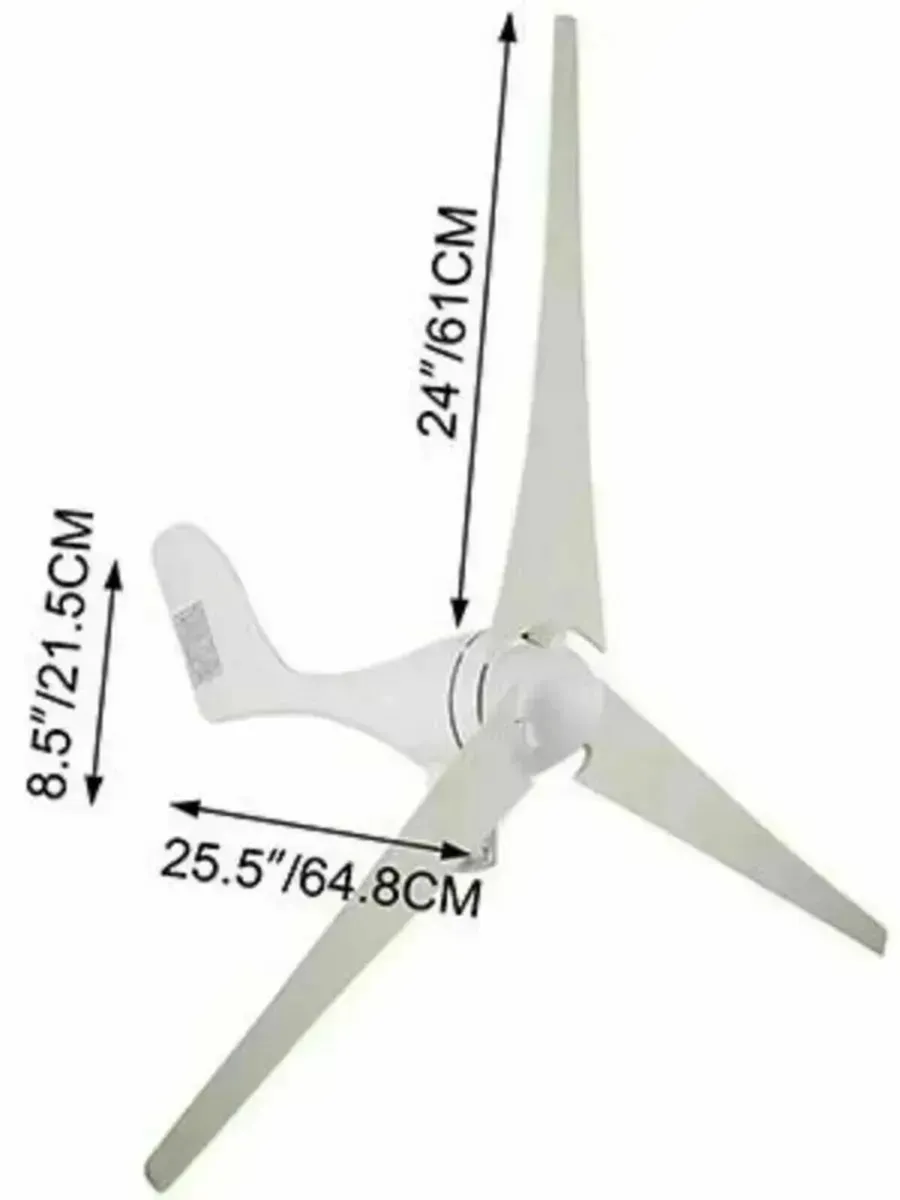 500W Wind Turbine Renewable Generator - Image 4