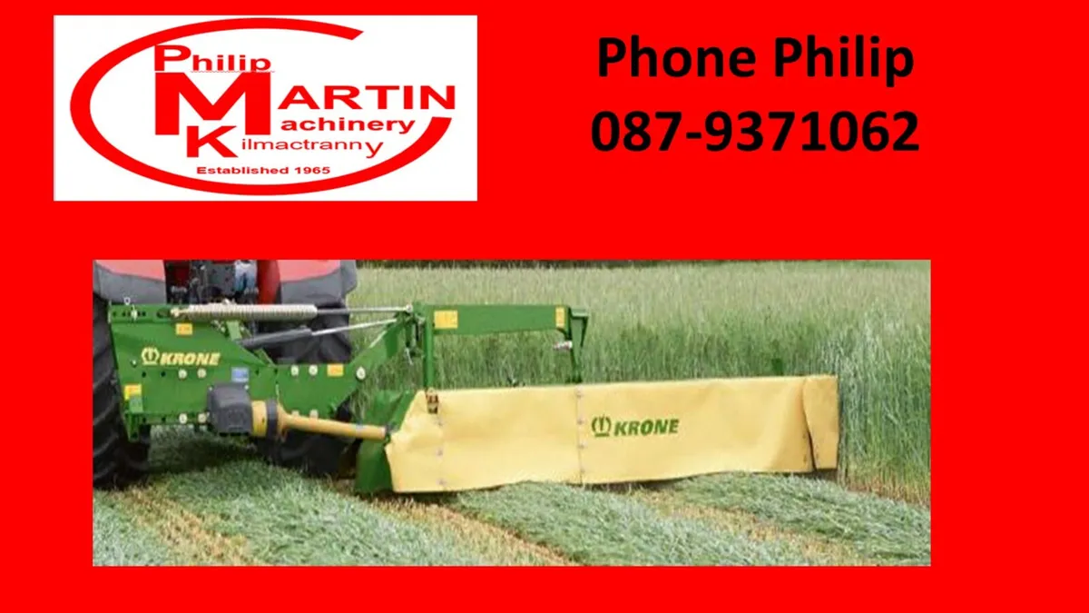 Krone Easy Cut Range of Mowers - Image 1
