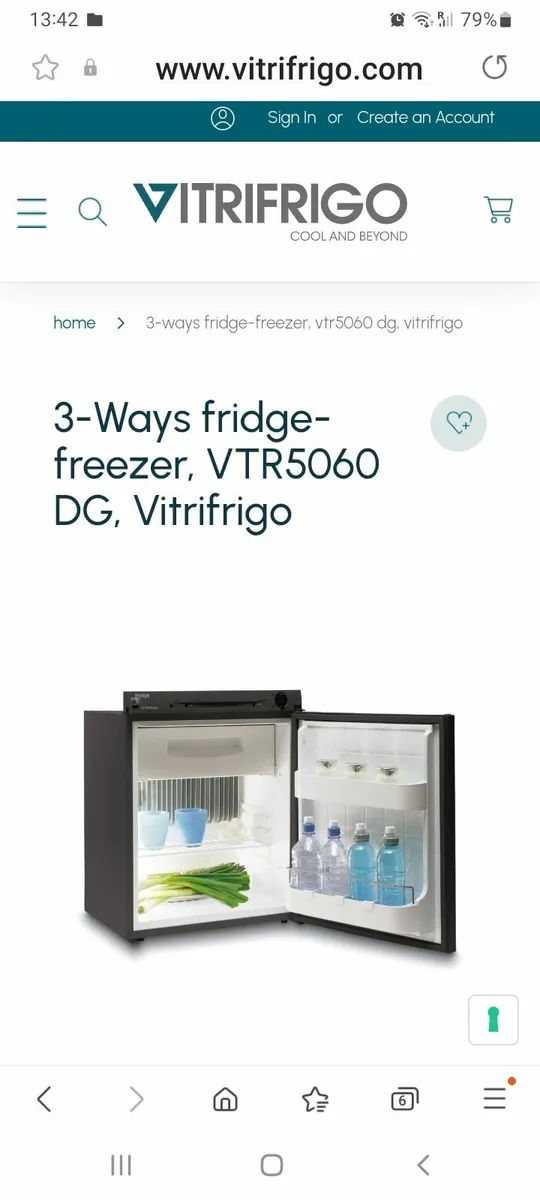 3 way fridge 51L Vitrifrigo - Image 4