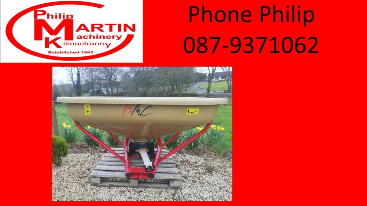 2yr on Waranty Galvanised Fertiliser spreaders - Image 1