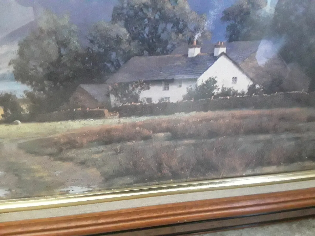 Lovely large picture country scene - Image 4