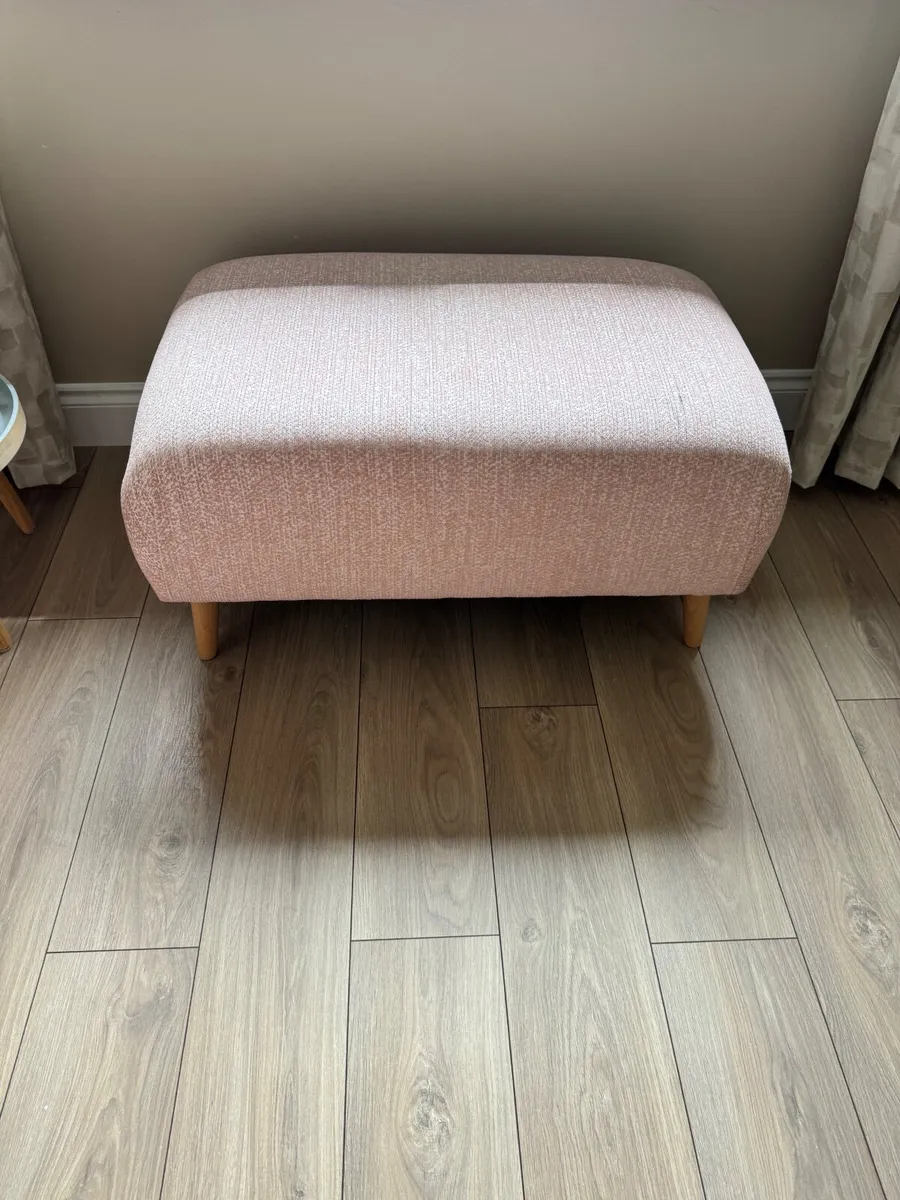 Couch 2 seater , 1 seater  and footstool - Image 1