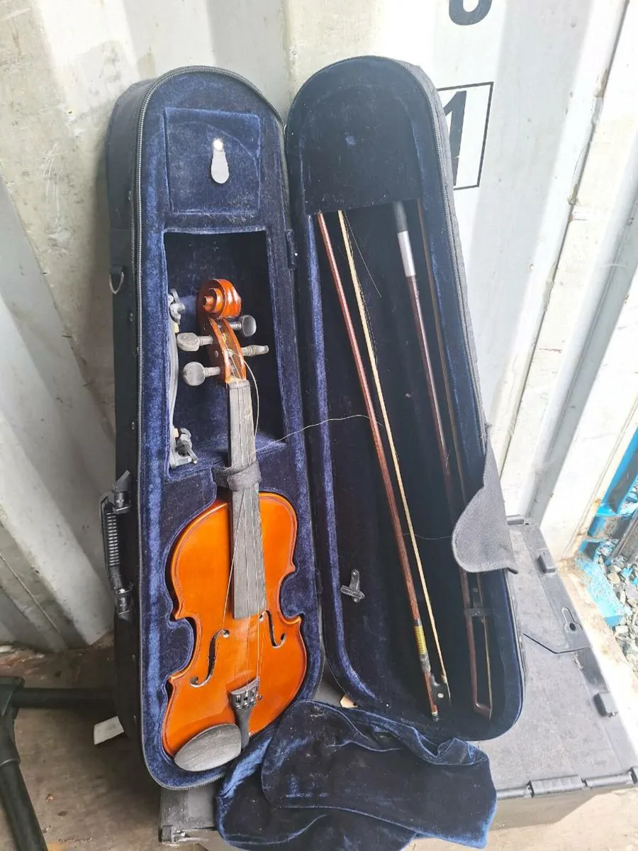 Small Violin with case - Image 1