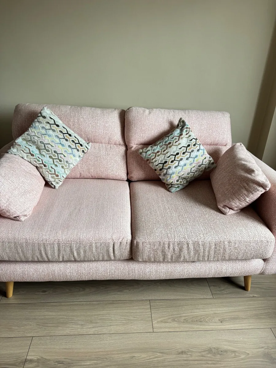 Couch 2 seater , 1 seater  and footstool - Image 4