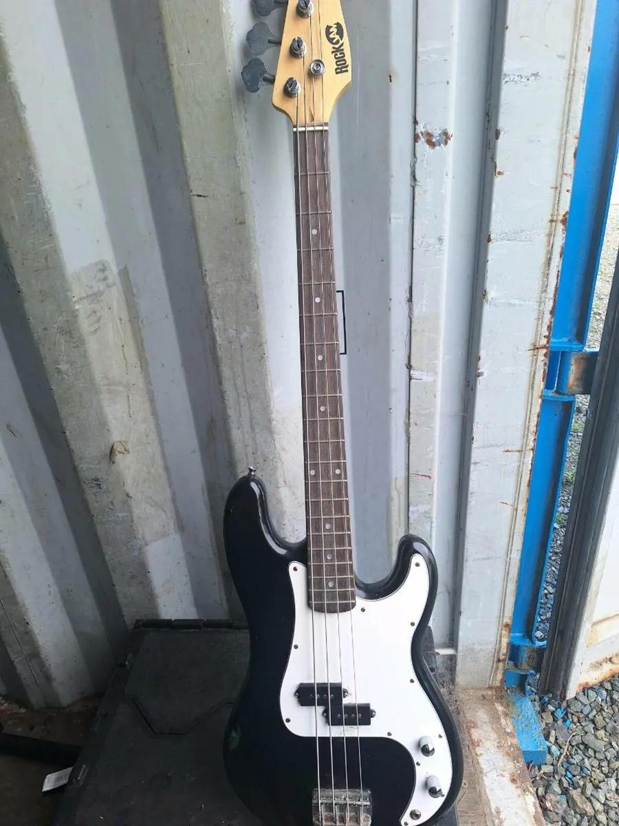 Rockjam 4-String Bass Guitar - Image 1