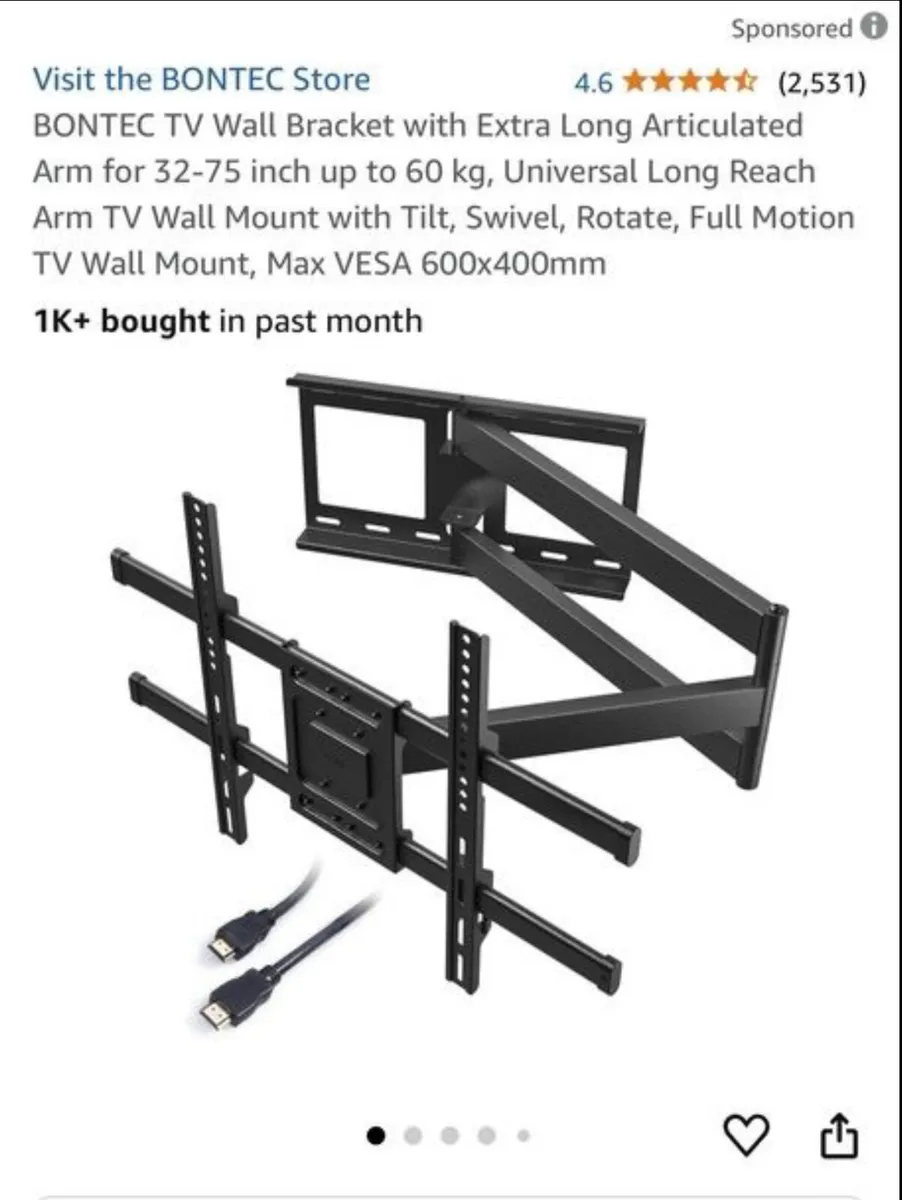 Tv wall mount - Image 1