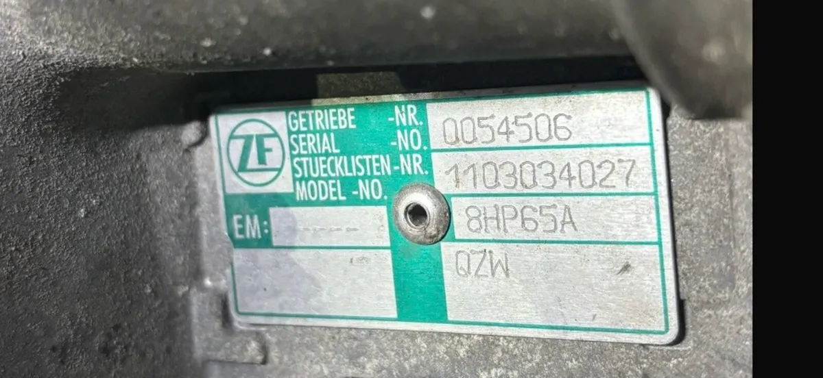 Audi Q7 ZF QZW Gearbox - Image 2