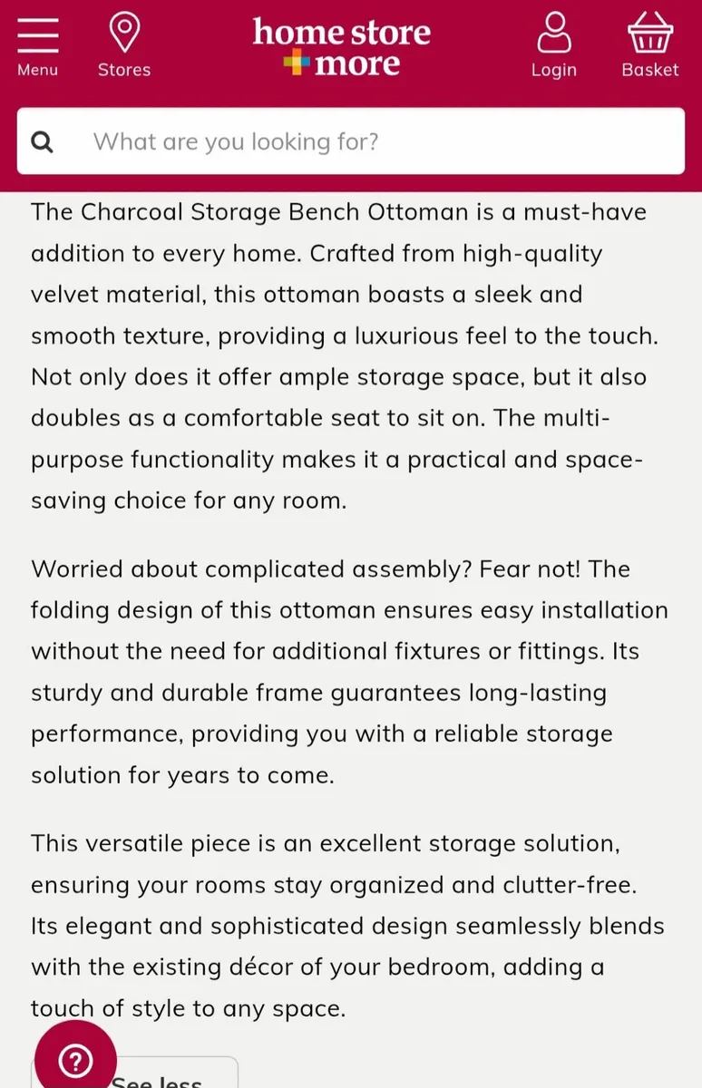 Ottoman/Storage - Image 4