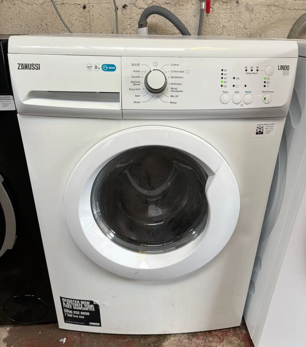 Zanussi Washing Machine 8kg Drum