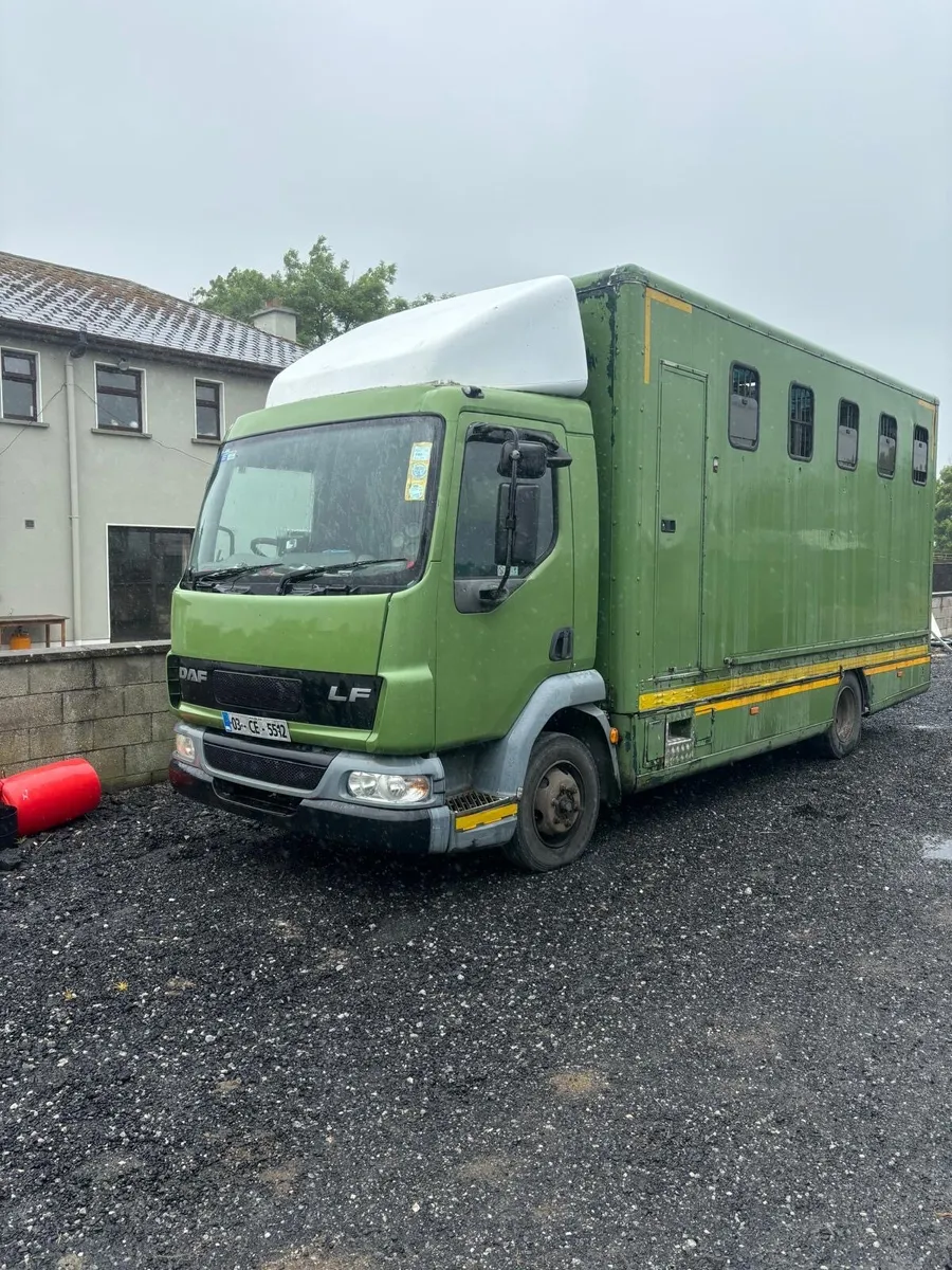 Daf 45 horse truck - Image 1