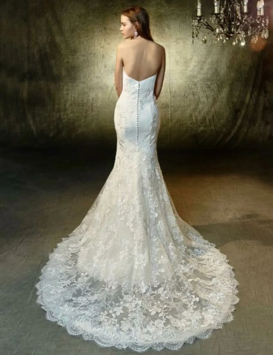 Beautiful wedding dress- never worn - Image 2