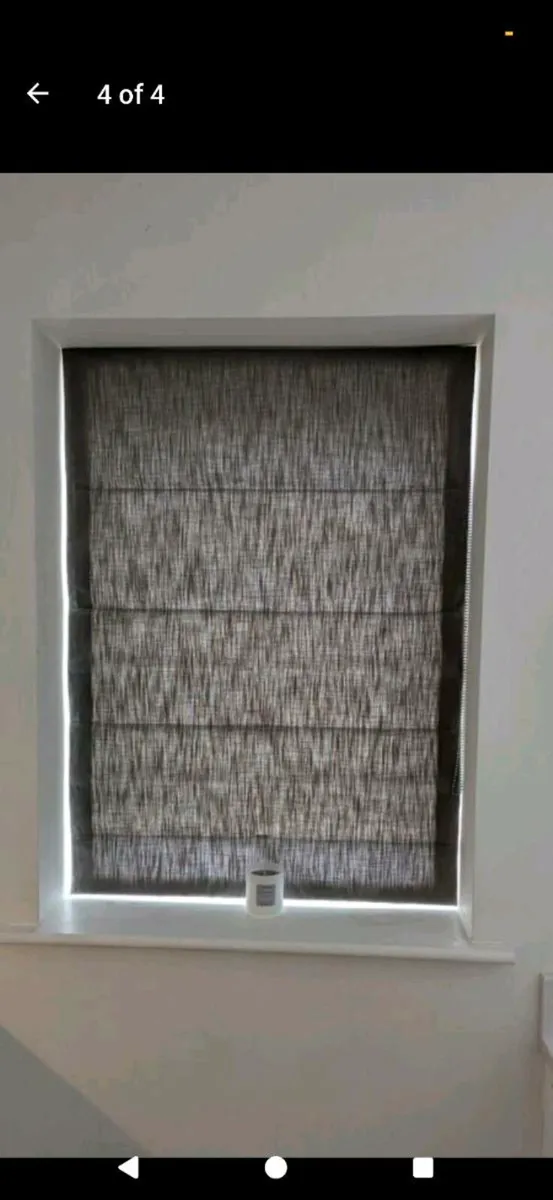 French door curtain & matching roman blind - Image 4