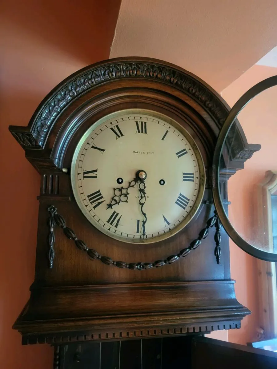 Maple and co longcase clock. - Image 3