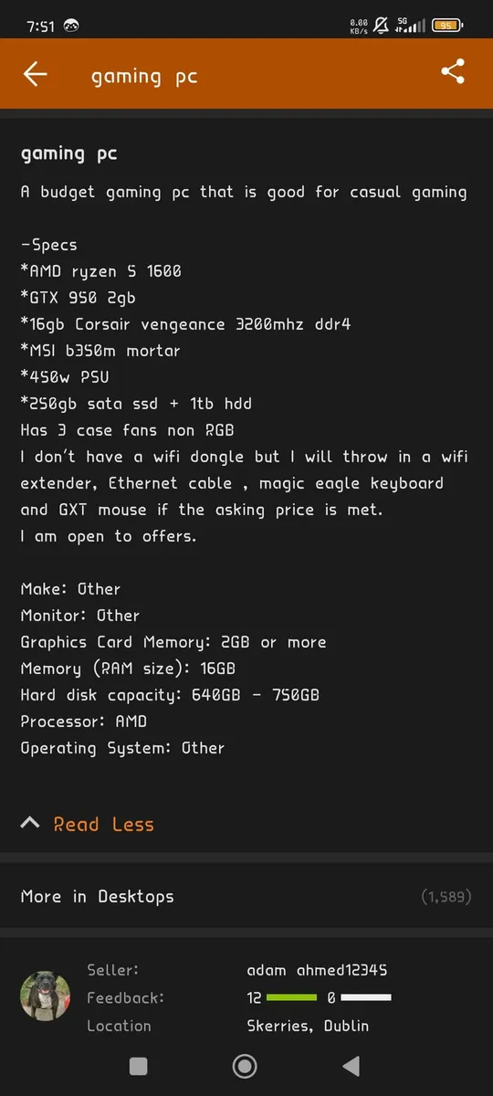 Gaming pc - Image 1