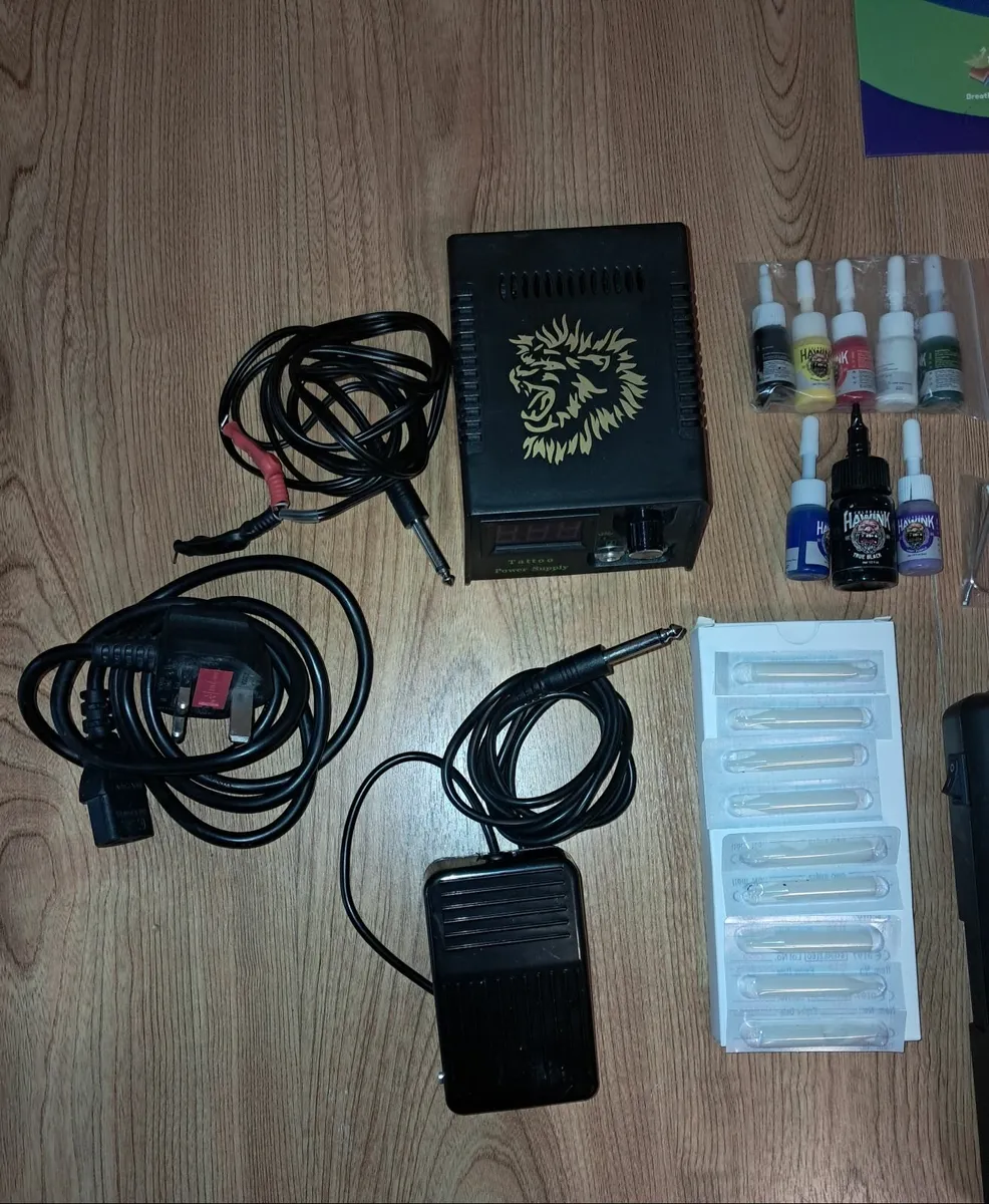 Complete Tattoo Machine Kit – Used Once - Image 2