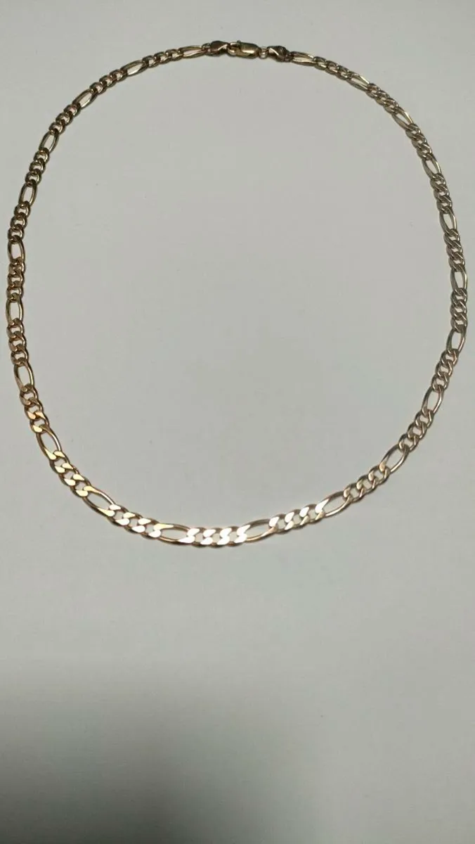 9ct Yellow Gold Curb Chain 18inch 13.33g - Image 2
