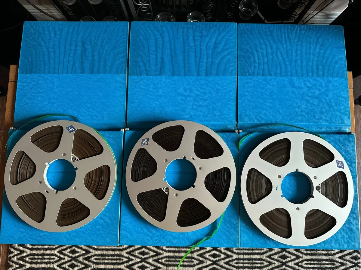 AGFA REELS x 3.  10.5". 26,5cm - Image 1