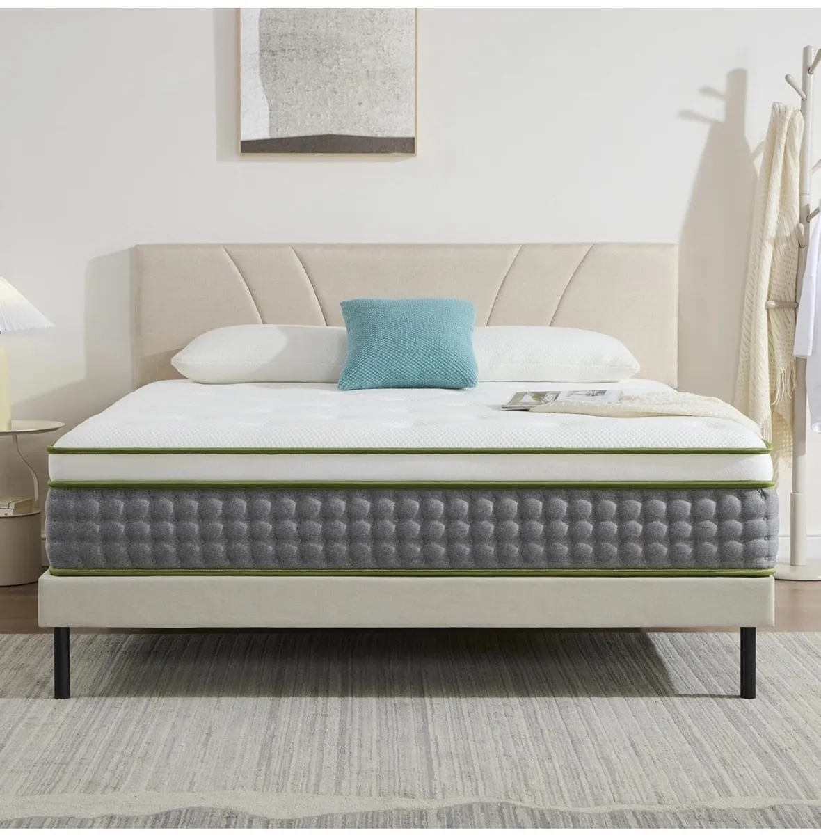 Small Double Mattress,Hybrid Pocket Spring & Memor - Image 3