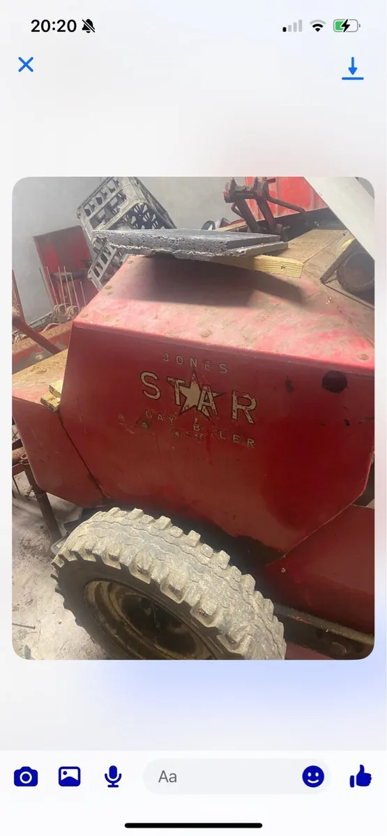 Jones star vintage baler - Image 1