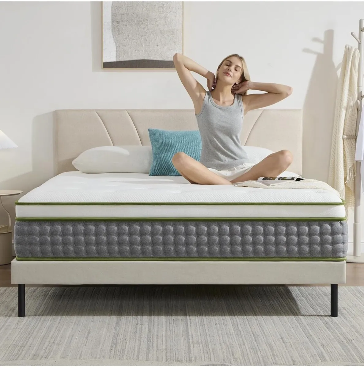 King Mattress,Hybrid Pocket Spring & Memory Foam,1 - Image 4