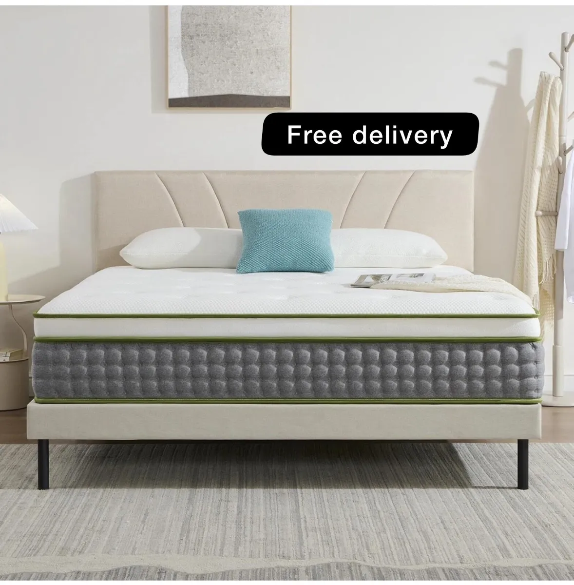 King Mattress,Hybrid Pocket Spring & Memory Foam,1 - Image 1