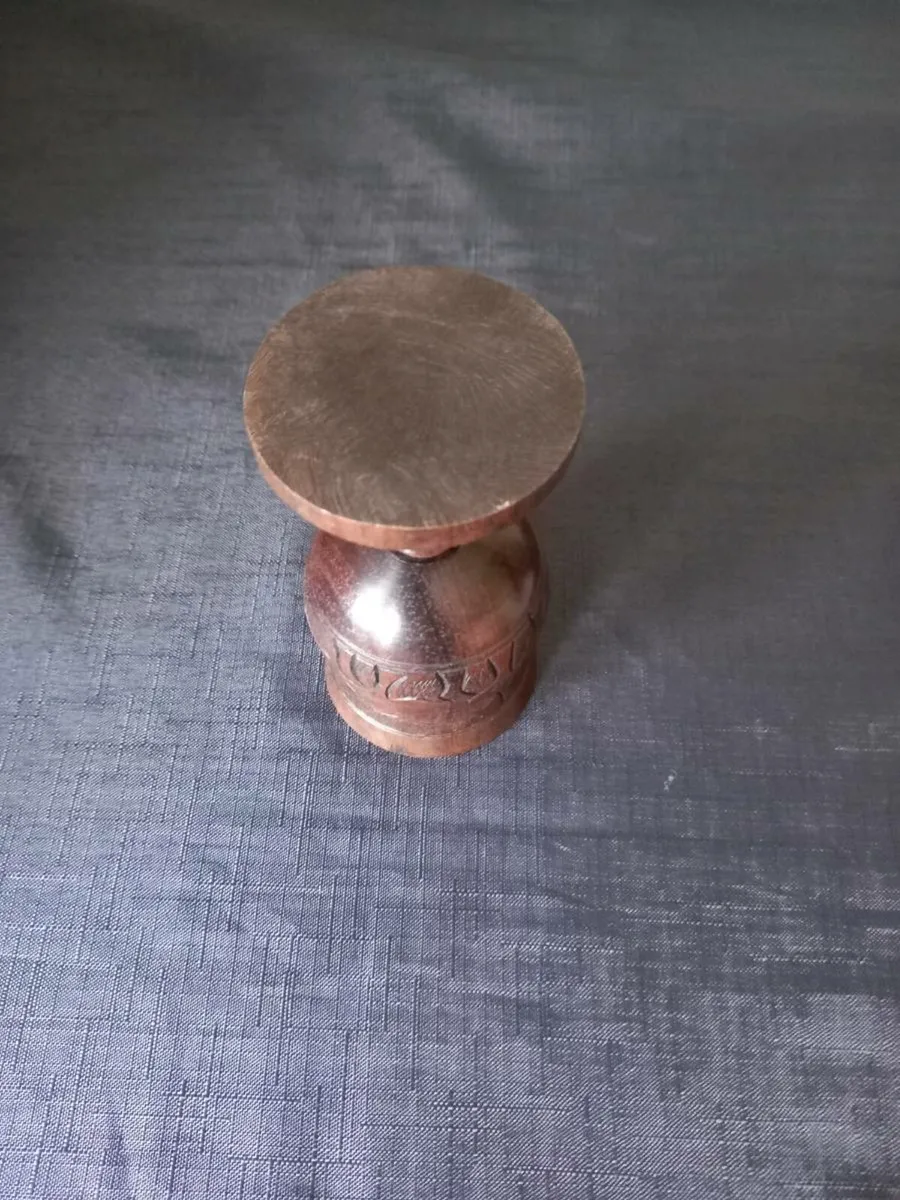 Hand Carved Wood Goblet - Image 3