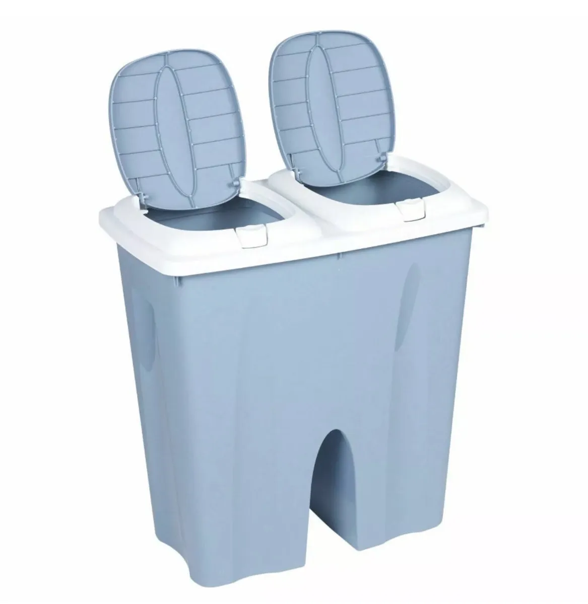 50L Litre Duo Recycle Bin with 2 Compartments NEW - Image 1