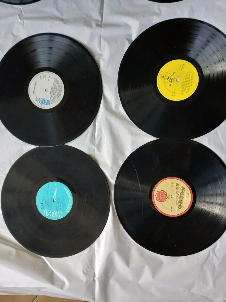 Collection of Old Vinyl Records - Image 1