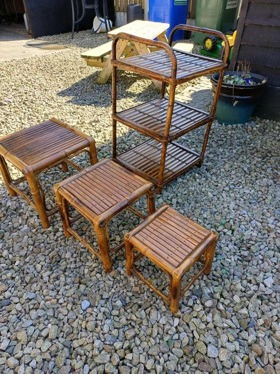 Vintage Wicker Set - Image 1