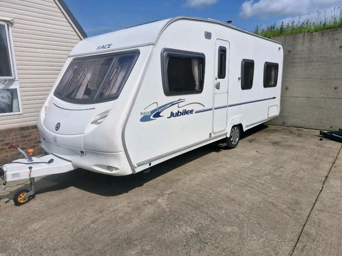 Ace jubilee fixed bed caravan - Image 1