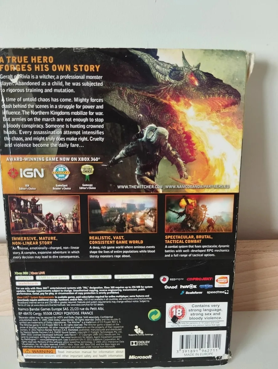 The Witcher 2 xbox 360 30e - Image 4