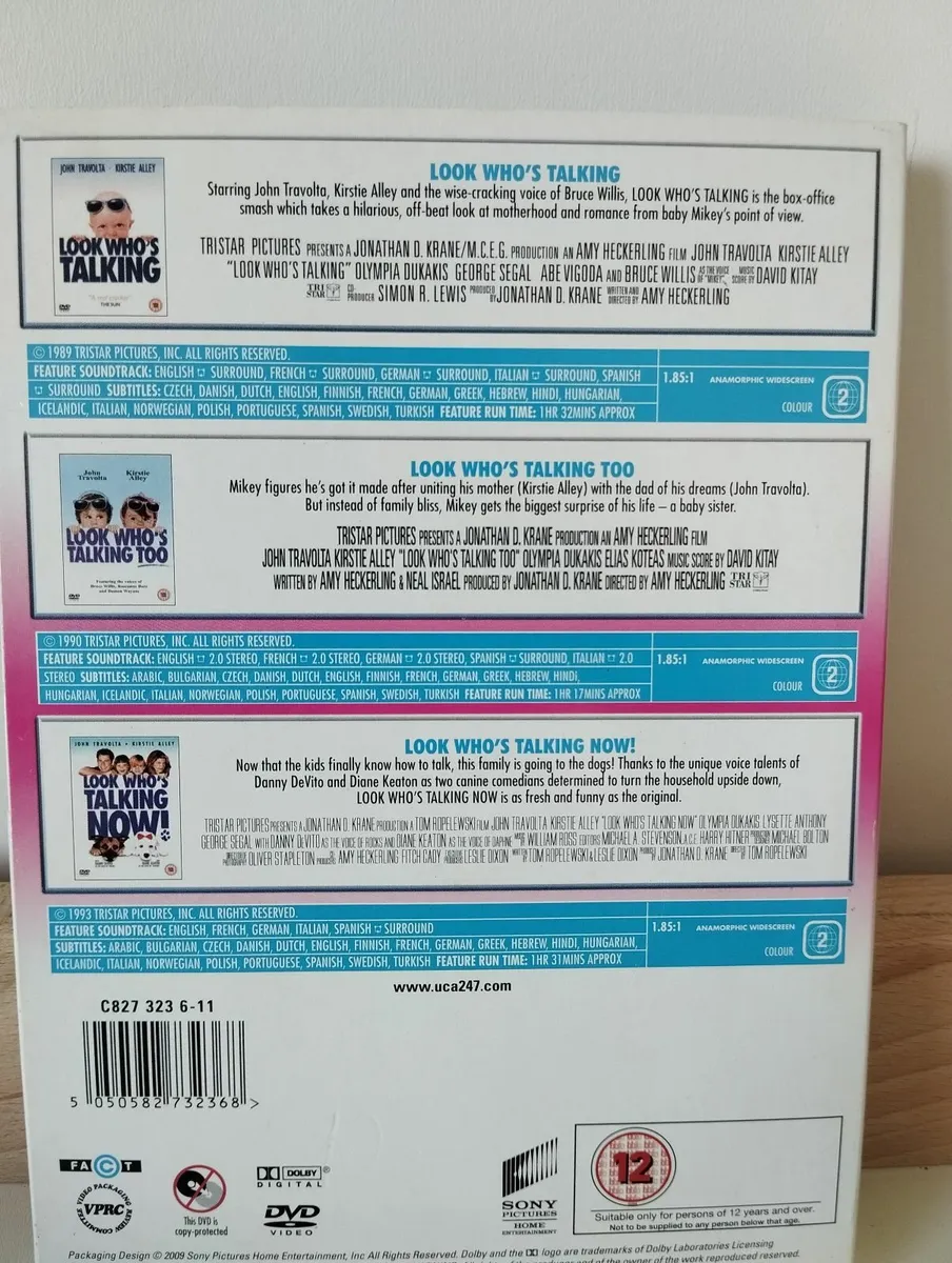 Look Who's Talking 3 Film Box Set dvd - Image 2
