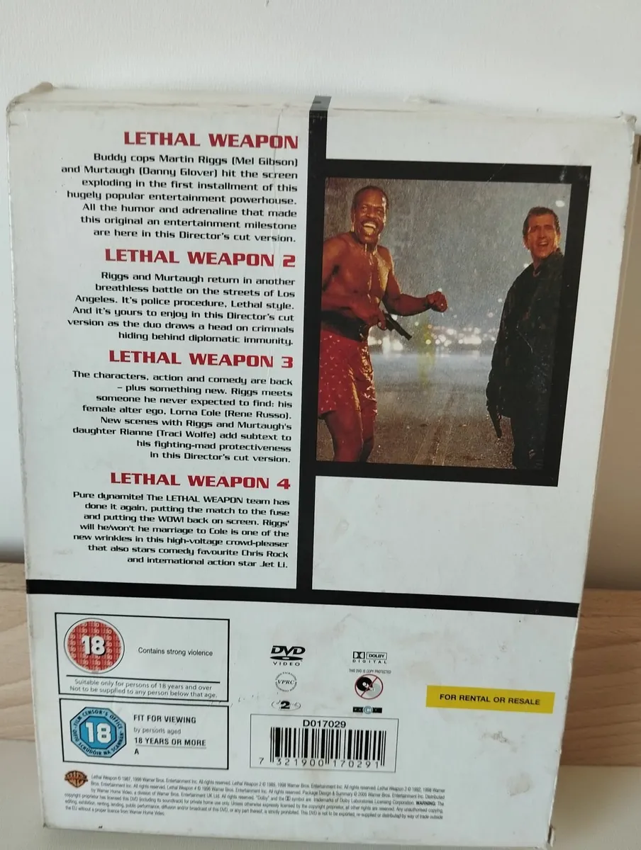 Lethal Weapon 4-Film Collection dvd - Image 3