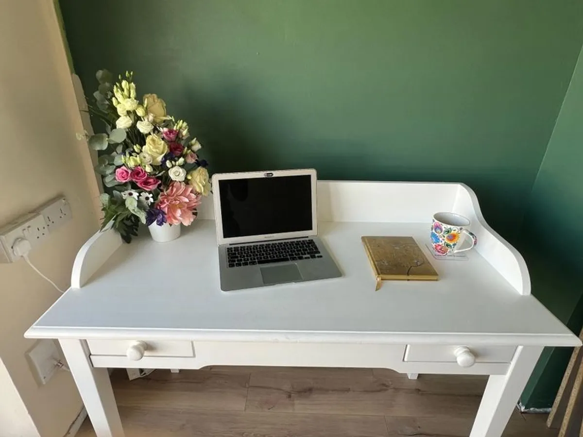 Charming Wooden Desk. Perfect for Work or Study. - Image 2