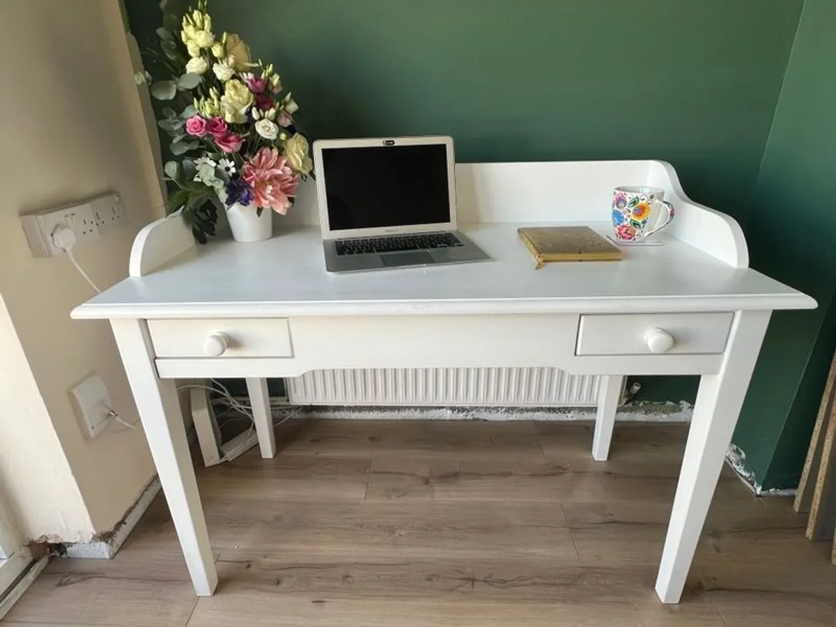 Charming Wooden Desk. Perfect for Work or Study. - Image 3
