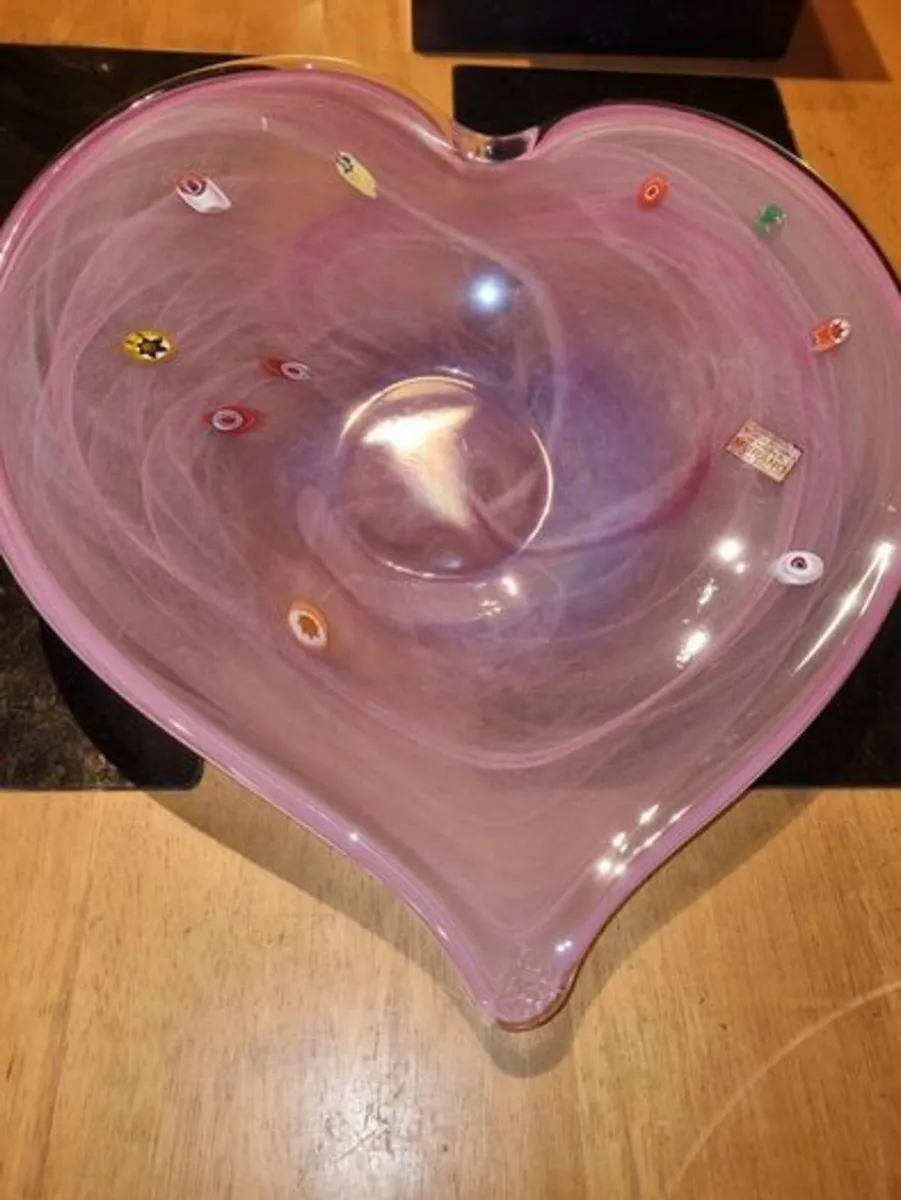 Large Murano glass plate - Image 1