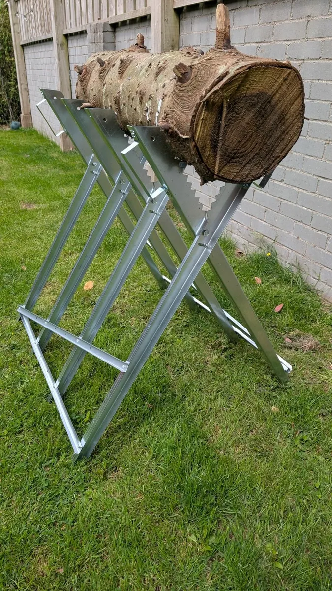Heavy-Duty Galvanised Saw Horse - Image 1