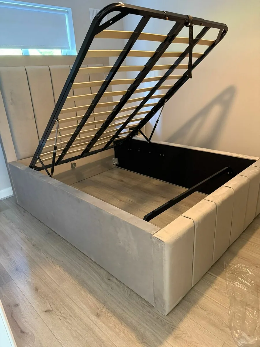 NEW OTTOMAN BEDS ALL SIZES KING BED DOUBLE BED - Image 2