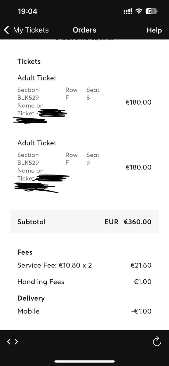 2 Lions vs Argentina Tickets for sale