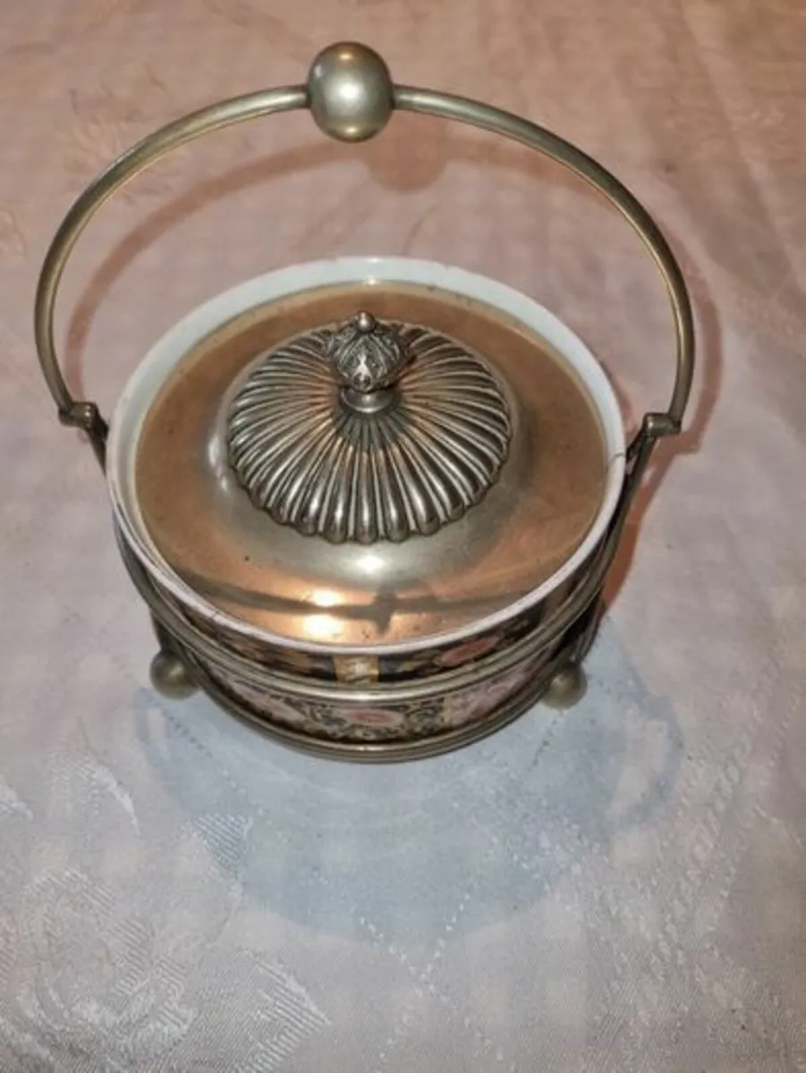 Antique Imari Pattern Brownfield Derby Porcelain - Image 3