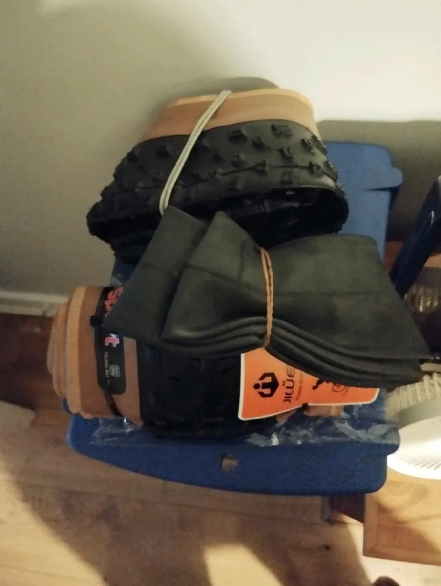2 Fat tyres and (1 inner tube) for electric bike - Image 1