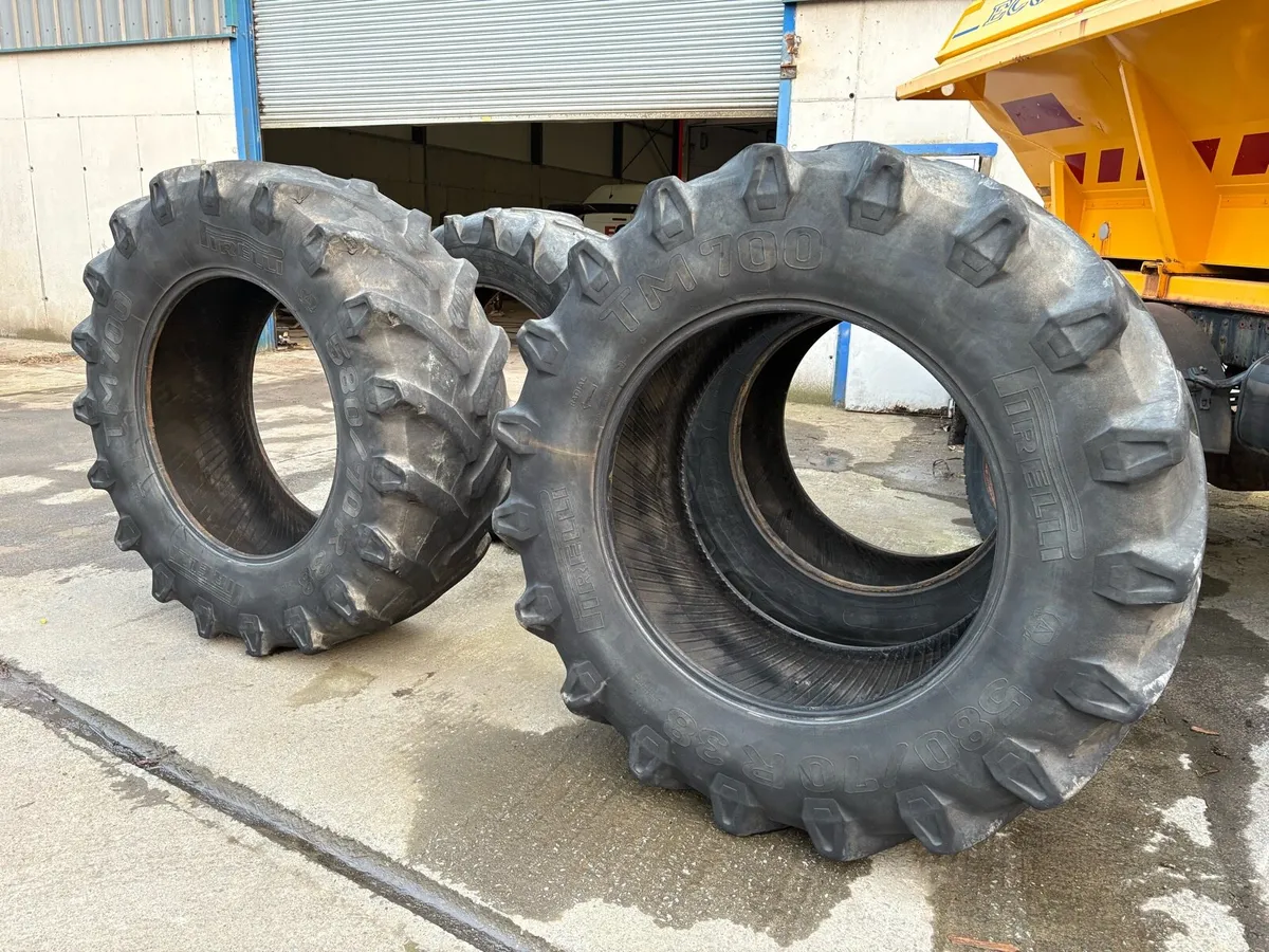 580/70r38 tyres €250 - Image 1